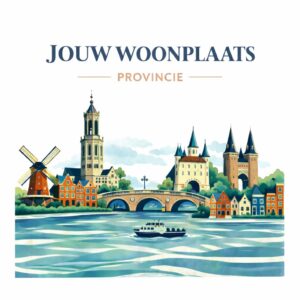 Stadstegeltje van je eigen stad – modern als zakelijk bedankje