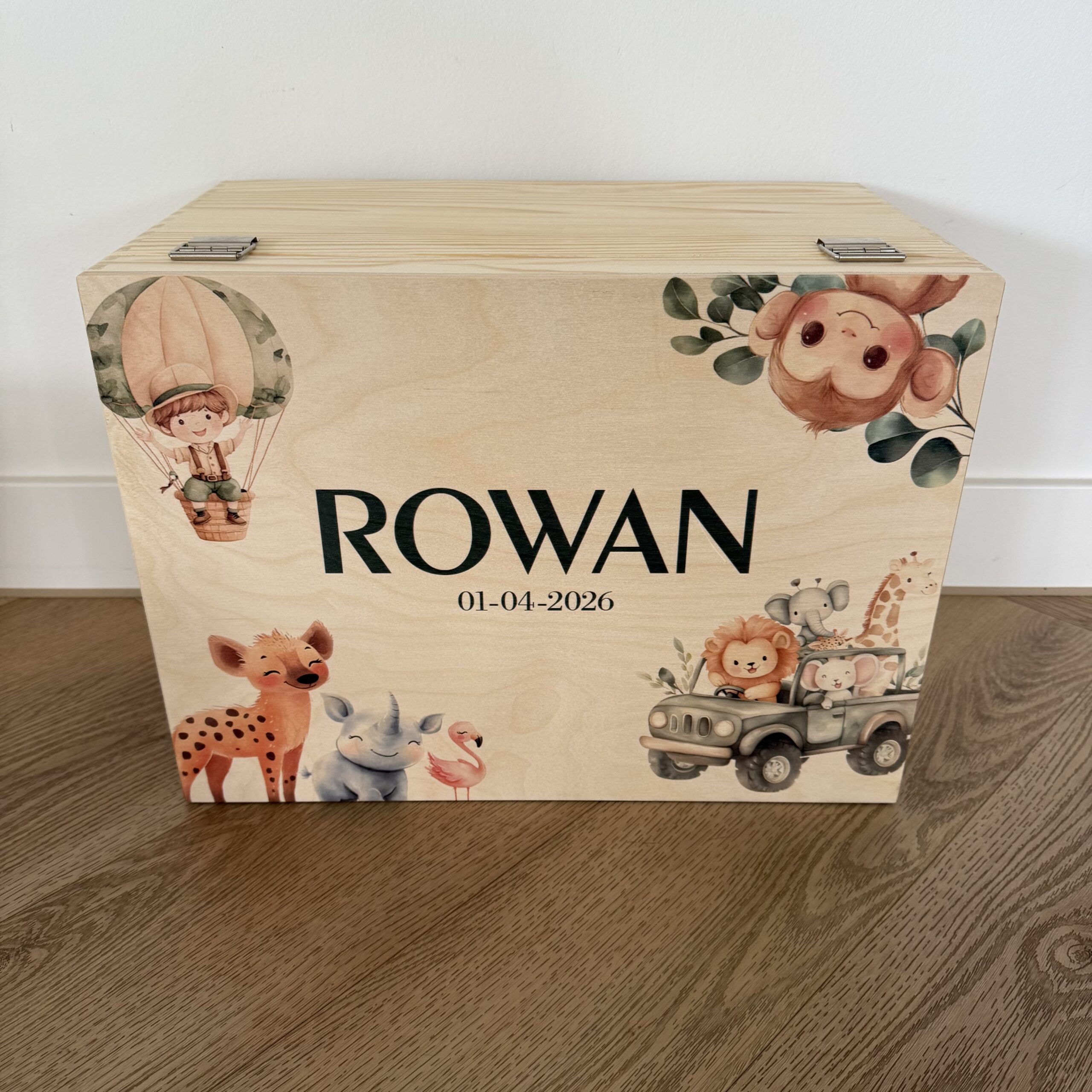 Houten memorybox – Jungle - Afbeelding 5