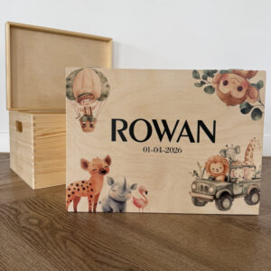 Houten memorybox – Jungle