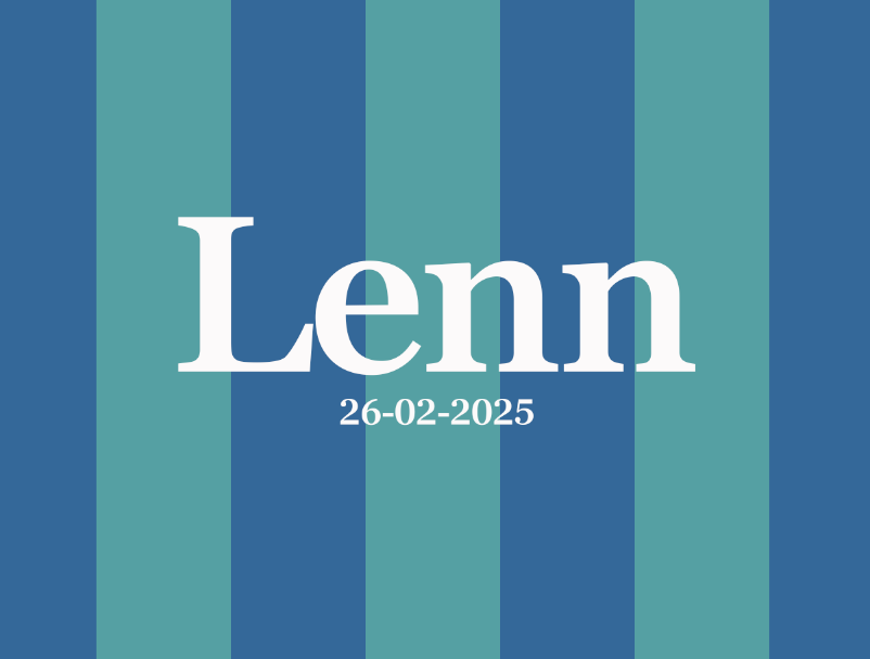 Houten memorybox – Strepen jongen - Afbeelding 5